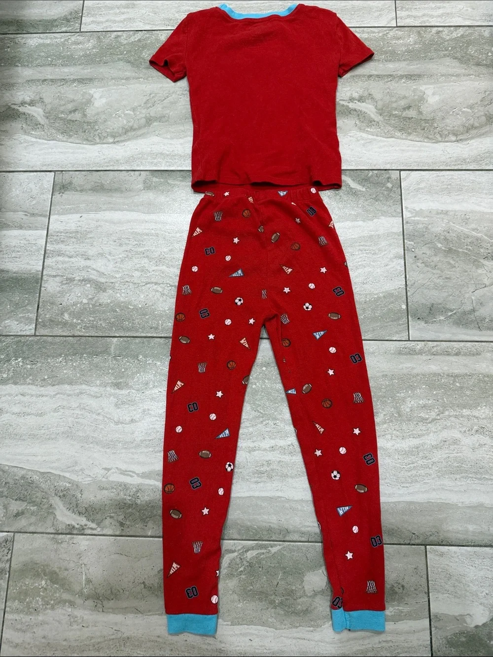 Kids Red 'Play Now Sleep Later' Pajama Set -